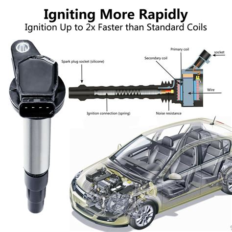 Pcs Ignition Coils For Toyota Corolla