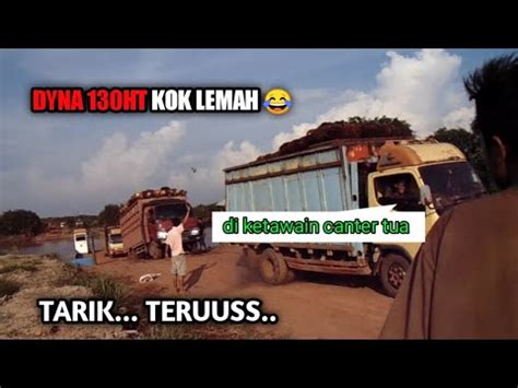 Truck Sawit Nyebrang Tongkang Dan Truk Tidak Kuat Nanjak Akhir Nya