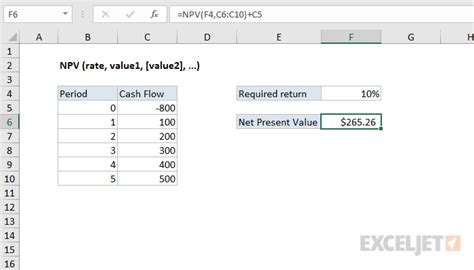 How To Do Npv In Excel