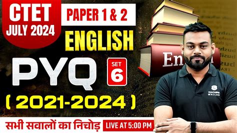 English For Ctet Paper English Previous Year Questions For Ctet