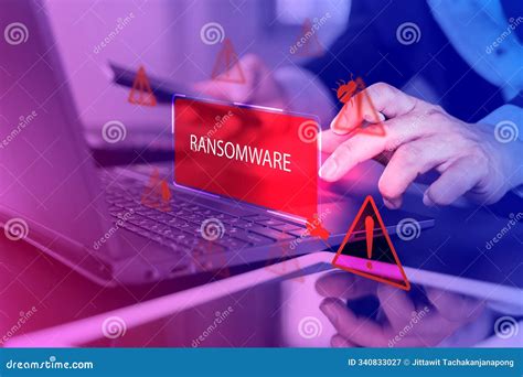 Ransomware Word Cloud Stock Image Cartoondealer