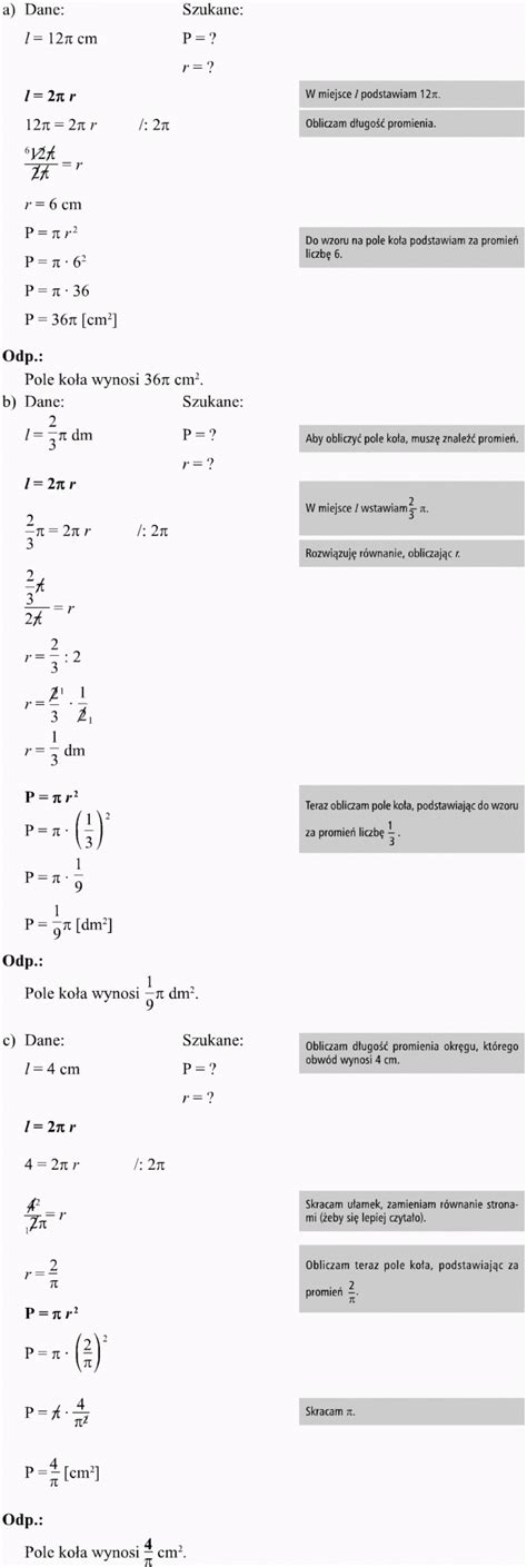 D Ugo Okr Gu Pole Ko A Wprowadzenie Matematyka Opracowania Pl