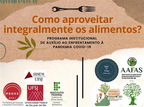 Como Aproveitar Integralmente Os Alimentos By Dialogosdesaberes Ufsj