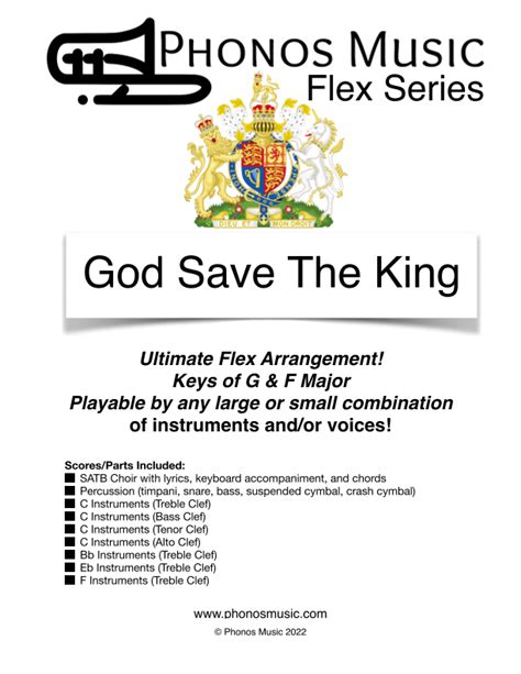 God Save The King Ultimate Flex Arrangement Arr Jim Hopson Sheet