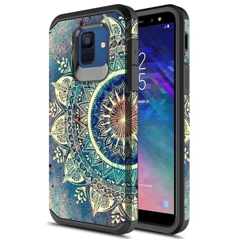 Samsung Galaxy A6 Case Kaesar Slim Hybrid Dual Layer Shockproof Hard Cover Graphic Fashion Cute