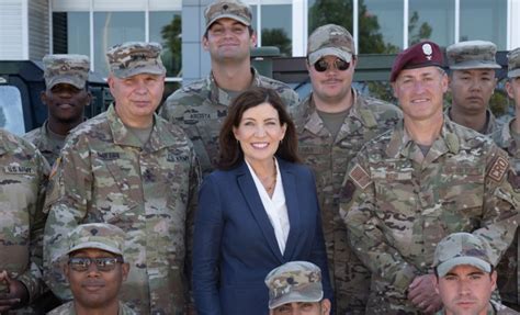 Photos Governor Hochul Greets National Guard Members On Long Island Deployed In Preparation For