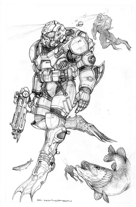 RIFTS NG Bullfrog Amphibious Body Armor By ChuckWalton On DeviantArt