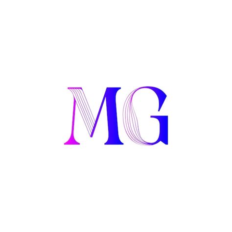 Premium Vector Mg Monogram Logo