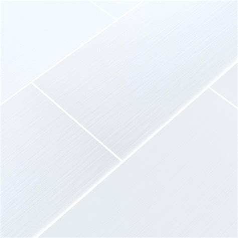 Msi Dymo Stripe White 12x24 Ceramic Wall Tile Glossy