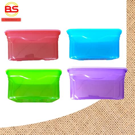 Jual Toples Kotak Plastik Warna Ml Food Box Tempat Makanan