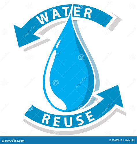 Recycle Water Stock Vector Illustration Of Conserve