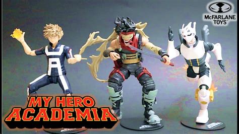 Mcfarlane Toys My Hero Academia Figure Review Unboxing Stain Tenya Iida And Bakugo Ua