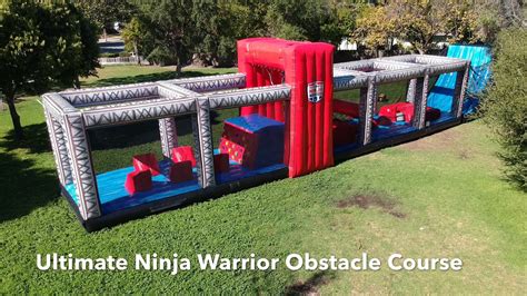 Ultimate Ninja Warrior Obstacle Course Youtube