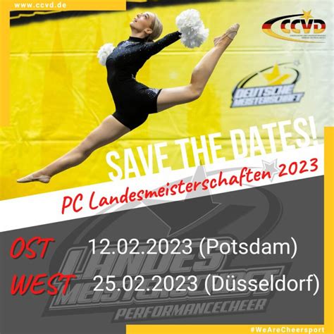 Landesmeisterschaften Performance Cheer 2023 Cheerleading Und