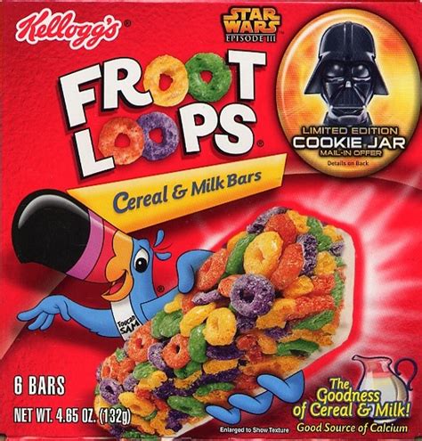 Froot Loops Cereal Milk Bars Pack Box Star Wars Collectors Archive