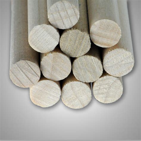 Poplar Dowel Rods 1 1 2 X 48 All Sizes Woods At Caldowel