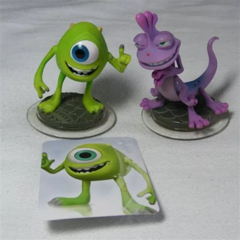 DISNEY INFINITY MIKE Randall Figures Monsters Inc Wazowski Bundle 5