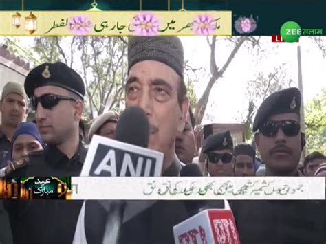 Former Jammu And Kashmir Cm Ghulam Nabi Azad Wishes On The Occasion Of