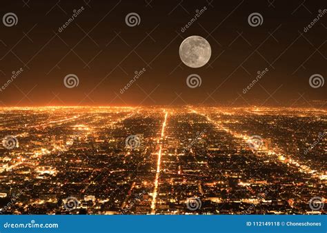 Los Angeles traffic stock photo. Image of buildings - 112149118
