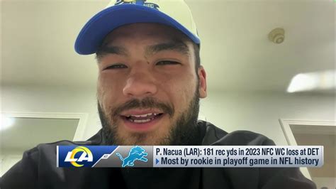 Wide receiver Puka Nacua reacts to Los Angeles Rams' upcoming 2024 ...