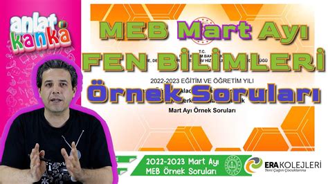 Mart Ayı Örnek Sorular Fen Bilimleri Lgs 2023 Youtube