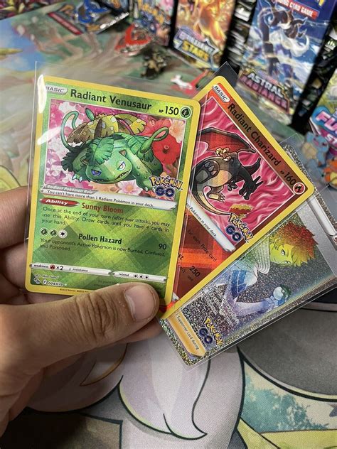 Mavin Pokemon Tcg Radiant Charizard Venusaur And Rainbow Rare