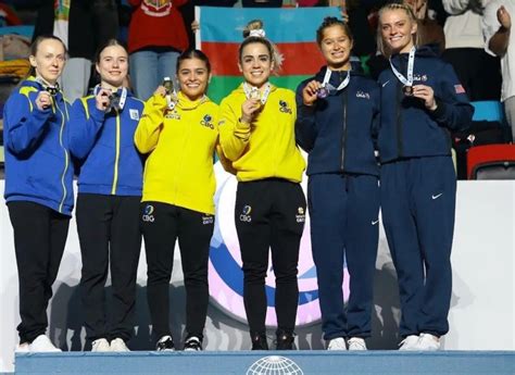 Brasil conquista medalhas de ouro na Copa do Mundo de Ginástica de