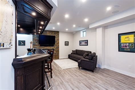 Wooden Finish Basement Bar Project RenoDuck Kitchens