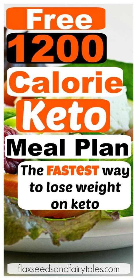 1200 Calorie Keto Meal Plan - FREE 1 Week Plan for Fast Weight Loss