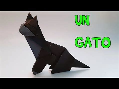 Como Hacer Origami De Un Gato De Papel Mi Denali Youtube Origami