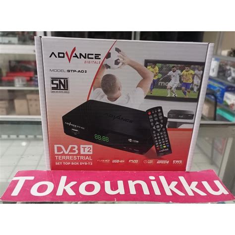 Jual ADVANCE STB Set Top Box DVB T2 Model STP A02 Penerima Siaran Tv