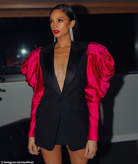 Alesha Dixon Commands Attention In Plunging Dress As She Is To Release New Solo Music In 2022