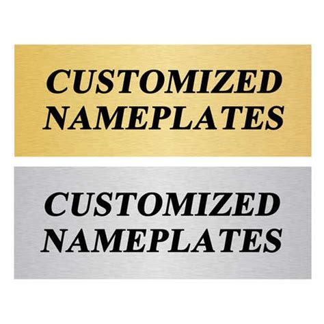 Custom Name Plates | Trophy Plates