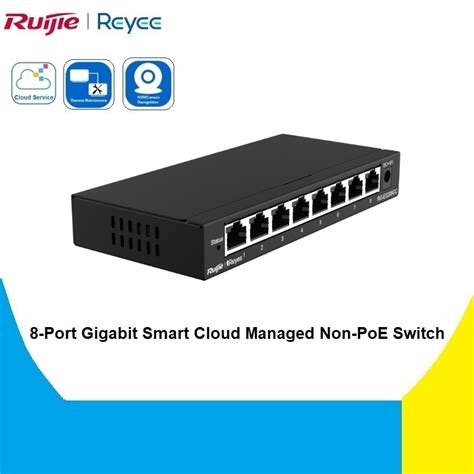 Ruijie Reyee Rg Es208gc 8 Port Gigabit Smart Cloud Managed Non Poe Switch Shopee Philippines