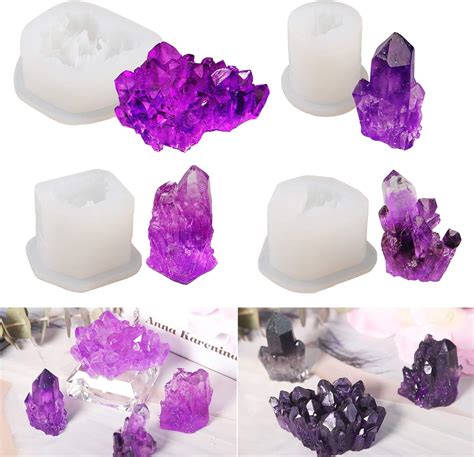 Amazon Lets Resin Pcs Resin Crystal Molds Silicone Crystal