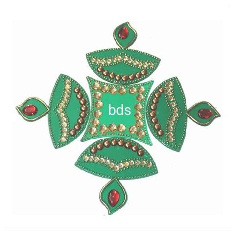 Green Acrylic Rangoli For Decoration At Rs Set In Chennai Id