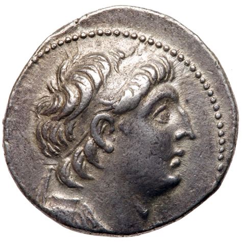 138 129 BC Seleukid Kingdom Antiochos VII Euergetes AR Tetradrachm