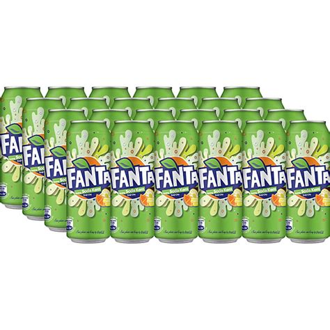 Thùng 24 Lon Nước Giải Khát Có Gas Fanta Soda Kem 320ml X 24