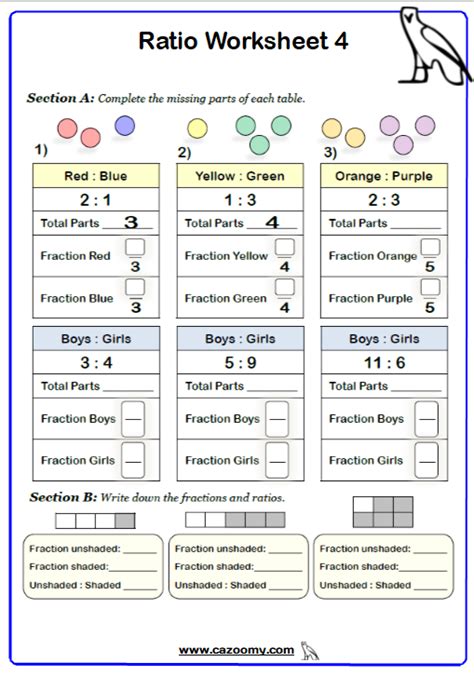 Ratio Math Problems With Answers