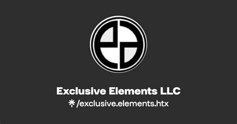 Exclusive Elements LLC Instagram TikTok Linktree