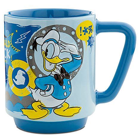 DONALD Mug Cartoon Classic Donald Duck Mug Drinkware Disney