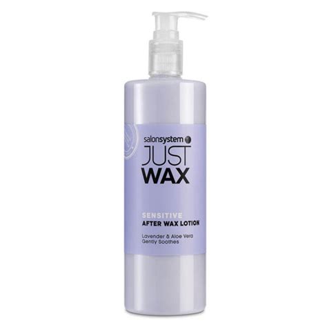 Just Wax Sensitive After Wax Lotion 500ml Hairways Hair And Beauty Ltd