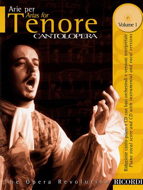 Cantolopera Arias For Tenor Volume Cantolopera Collection Hal