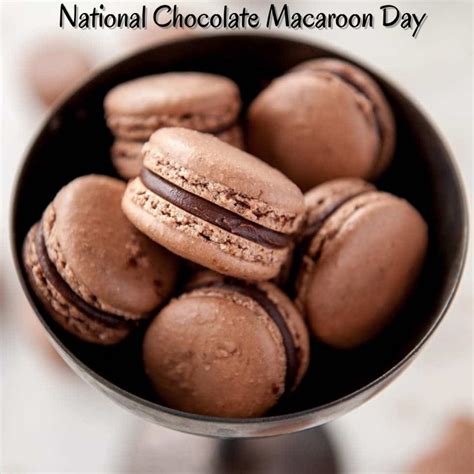 National Chocolate Macaroon Day Template Postermywall