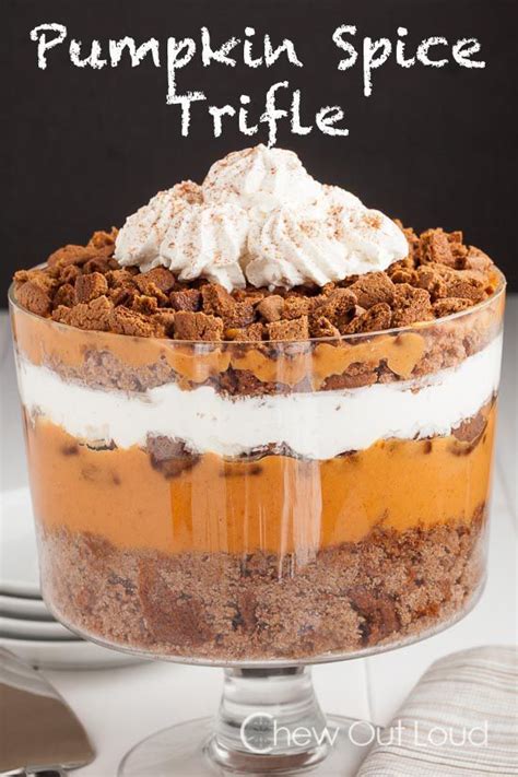 Pumpkin Spice Trifle Recipe Trifle Recipe Holiday Desserts Dessert Recipes