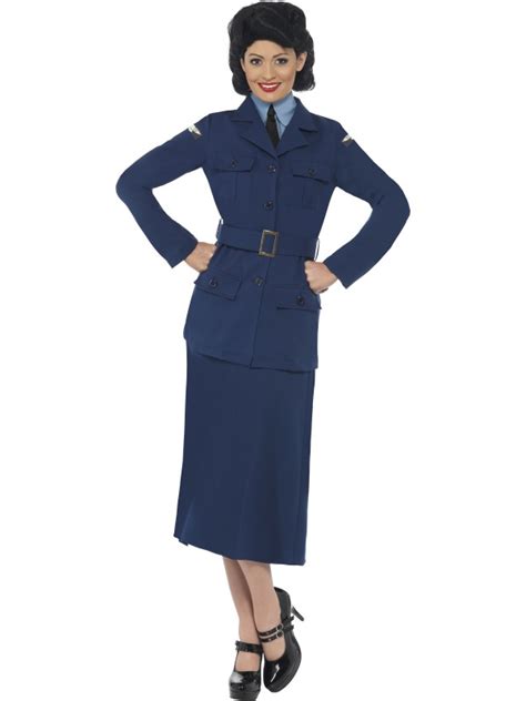 Raf Uniform Ladies Ww2 Fancy Dress Military Uniform Army 1940s 40s