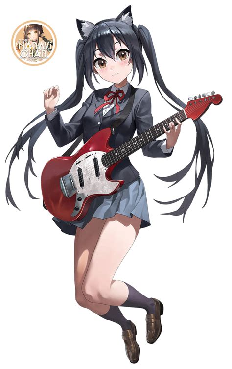 Azusa Nakano Render By Nanavichan On Deviantart