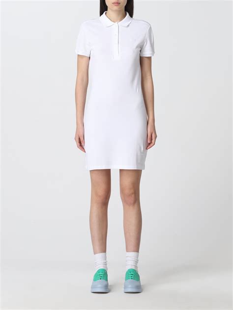 Lacoste Dress Women In White | ModeSens