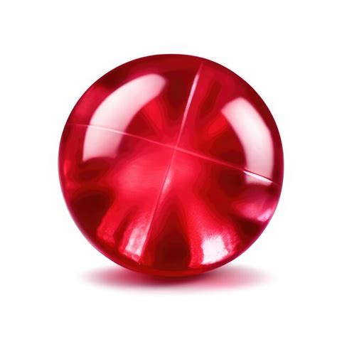 premium photo  red ball   cross
