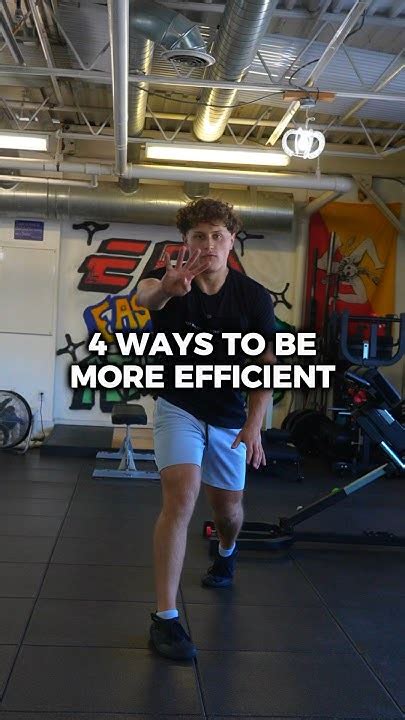 4 Ways To Be More Efficient W Lateral Quickness Youtube